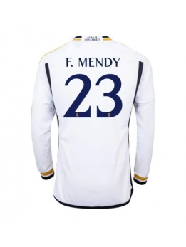 Billige Real Madrid Ferland Mendy #23 Hjemmedrakt 2023-24 Langermet